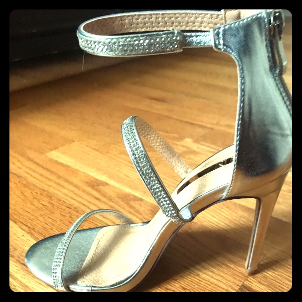 Silver heels